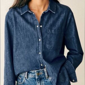 Sezane Tomboy Denim Shirt